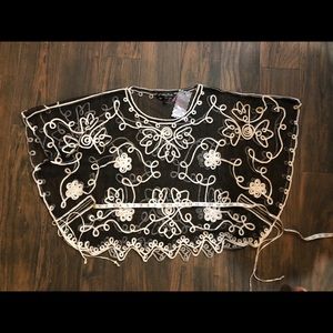 Black & White Sheer Top